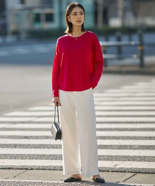 ICB / アイシービー ニット・セーター | リネンレーヨンハイゲージ プルオーバーニット | 詳細6