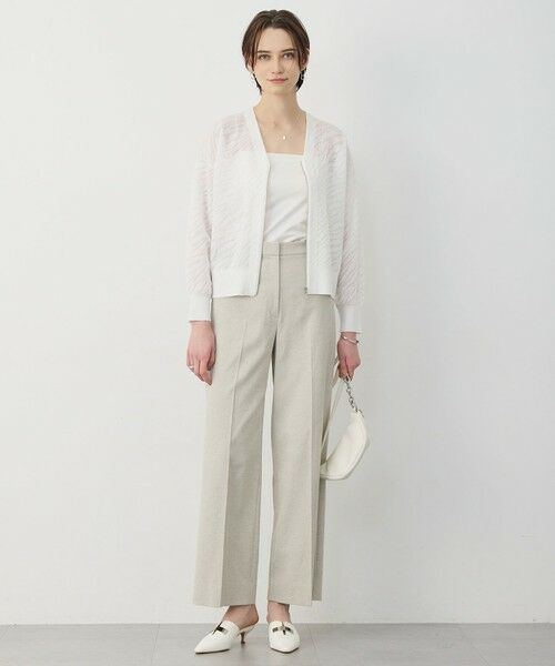 ICB / アイシービー ブルゾン | シアージャカード ニットブルゾン | 詳細3