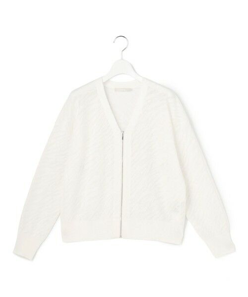 ICB / アイシービー ブルゾン | シアージャカード ニットブルゾン | 詳細5