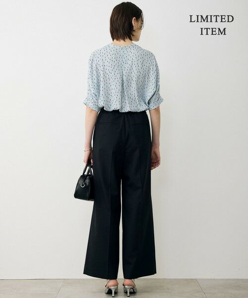 ICB / アイシービー シャツ・ブラウス | 【WEB限定】BackSatinAmunzen 5分袖キーネックブラウス | 詳細11