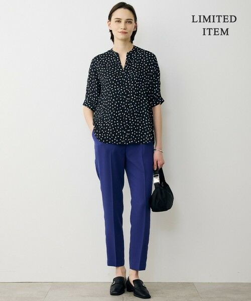 ICB / アイシービー シャツ・ブラウス | 【WEB限定】BackSatinAmunzen 5分袖キーネックブラウス | 詳細19