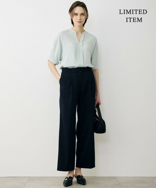 ICB / アイシービー シャツ・ブラウス | 【WEB限定】BackSatinAmunzen 5分袖キーネックブラウス | 詳細23