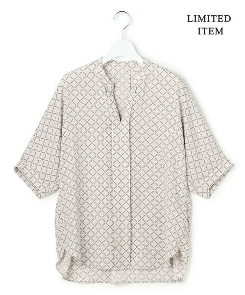 ICB / アイシービー シャツ・ブラウス | 【WEB限定】BackSatinAmunzen 5分袖キーネックブラウス | 詳細29