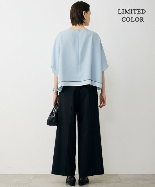 ICB / アイシービー シャツ・ブラウス | 【WEB限定カラーあり】 FluidBackSatin クロップドブラウス | 詳細12