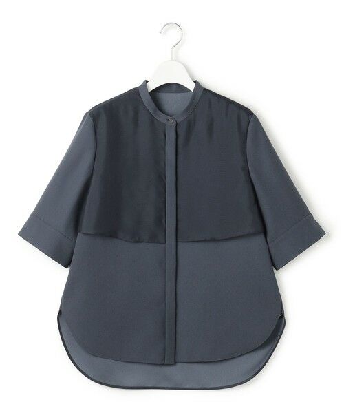 ICB / アイシービー シャツ・ブラウス | 【WEB限定カラーあり】 FluidBackSatin バンドカラーシャツ | 詳細7