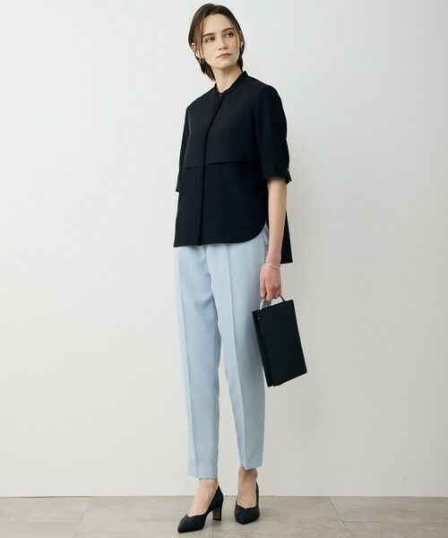 ICB / アイシービー シャツ・ブラウス | 【WEB限定カラーあり】 FluidBackSatin バンドカラーシャツ | 詳細17