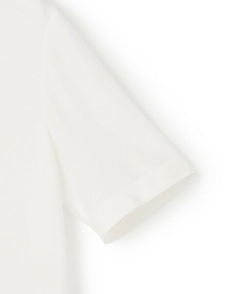 ICB / アイシービー シャツ・ブラウス | BackSatinAmunzen 5分袖Vネック配色ブラウス | 詳細9