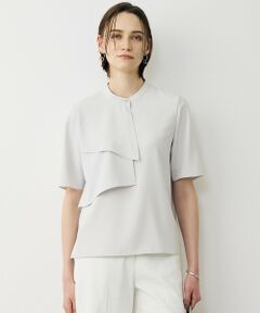 ICB / アイシービー シャツ・ブラウス | ストレッチジョーゼット ラッフルディテールブラウス