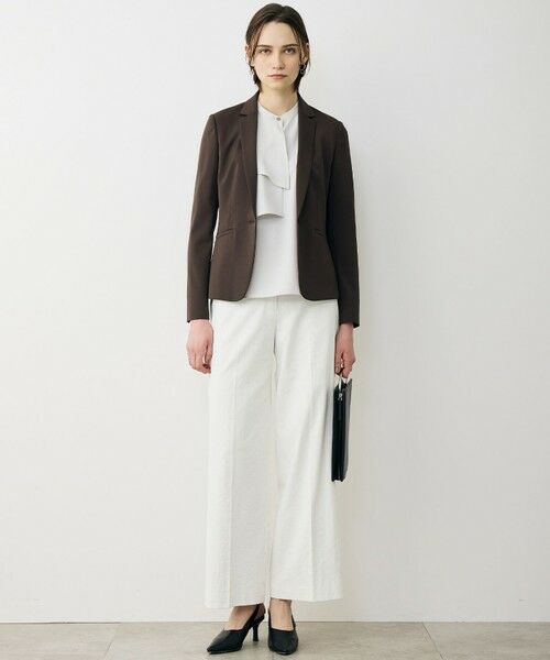 ICB / アイシービー シャツ・ブラウス | ストレッチジョーゼット ラッフルディテールブラウス | 詳細7