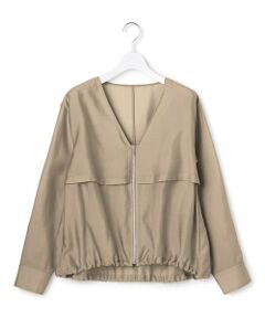 ICB / アイシービー ブルゾン | 【WEB限定カラーあり】 リヨセルナイロンワッシャー Vネックブルゾン