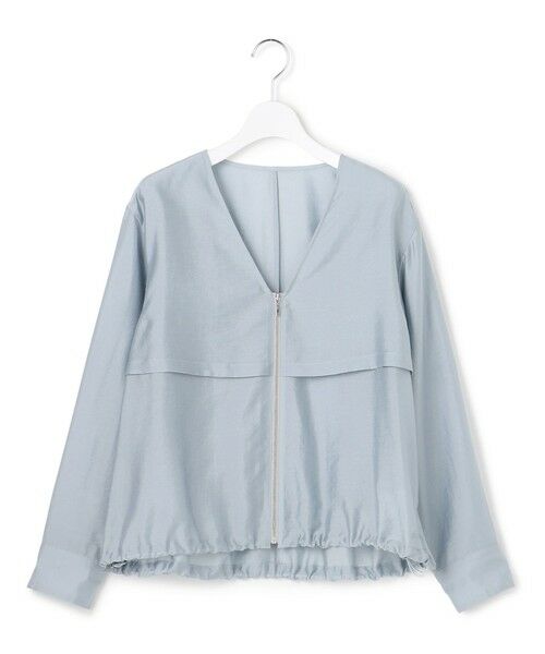 ICB / アイシービー ブルゾン | 【WEB限定カラーあり】 リヨセルナイロンワッシャー Vネックブルゾン | 詳細4