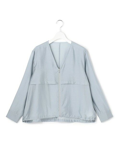 ICB / アイシービー ブルゾン | 【WEB限定カラーあり】 リヨセルナイロンワッシャー Vネックブルゾン | 詳細4