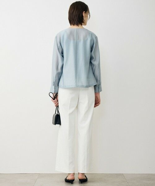 ICB / アイシービー ブルゾン | 【WEB限定カラーあり】 リヨセルナイロンワッシャー Vネックブルゾン | 詳細3