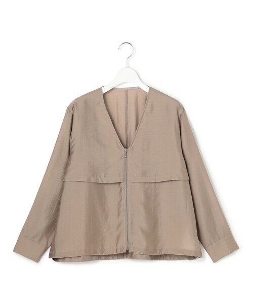 ICB / アイシービー ブルゾン | 【WEB限定カラーあり】 リヨセルナイロンワッシャー Vネックブルゾン | 詳細6