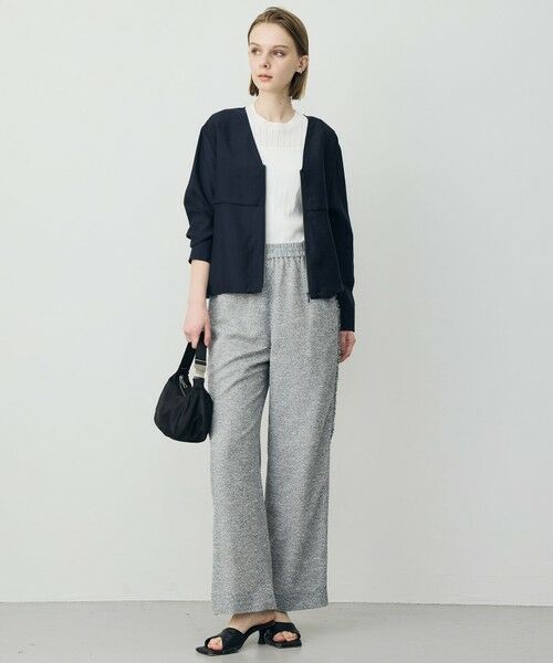 ICB / アイシービー ブルゾン | 【WEB限定カラーあり】 リヨセルナイロンワッシャー Vネックブルゾン | 詳細7