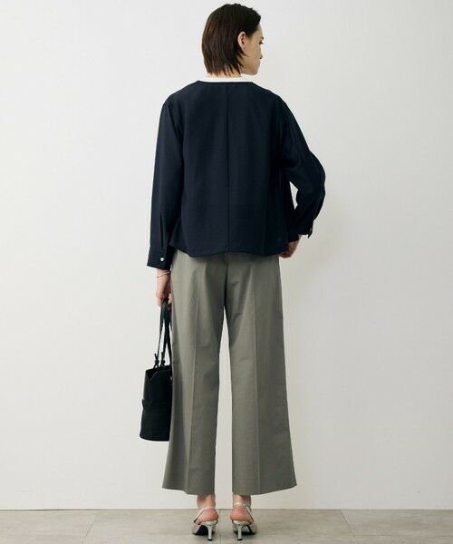 ICB / アイシービー ブルゾン | 【WEB限定カラーあり】 リヨセルナイロンワッシャー Vネックブルゾン | 詳細10