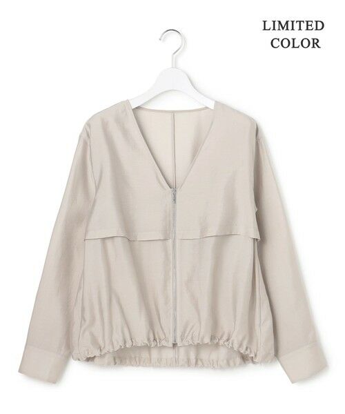 ICB / アイシービー ブルゾン | 【WEB限定カラーあり】 リヨセルナイロンワッシャー Vネックブルゾン | 詳細17