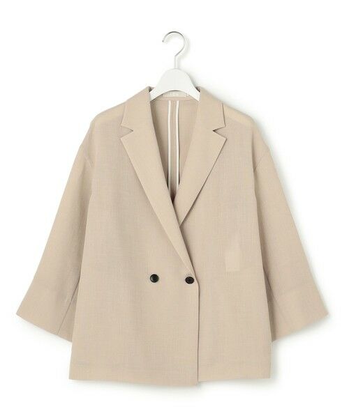 ICB / アイシービー テーラードジャケット | ドライアセテートスラブ 8分袖ジャケット | 詳細4