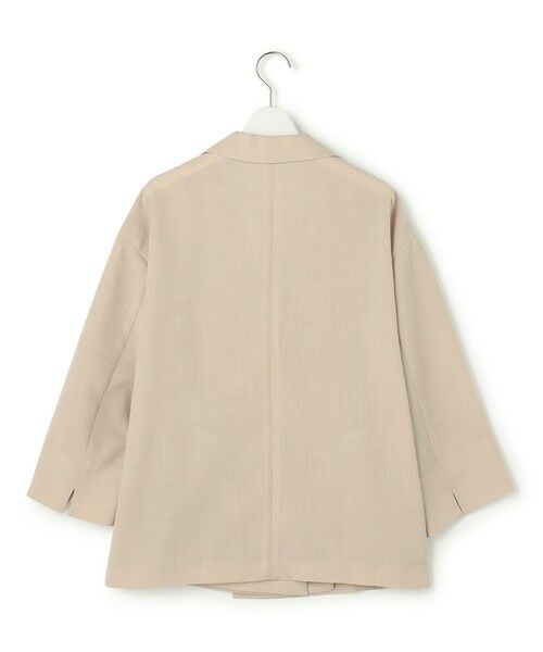ICB / アイシービー テーラードジャケット | ドライアセテートスラブ 8分袖ジャケット | 詳細5