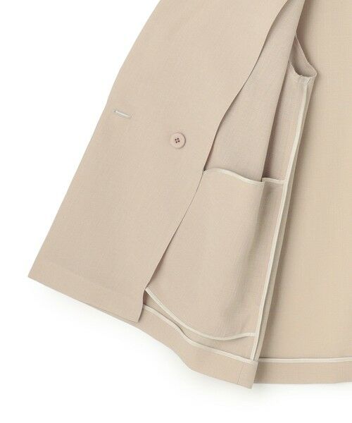 ICB / アイシービー テーラードジャケット | ドライアセテートスラブ 8分袖ジャケット | 詳細12
