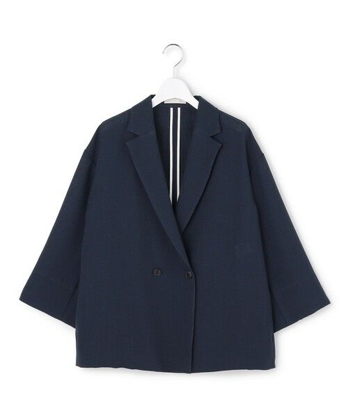 ICB / アイシービー テーラードジャケット | ドライアセテートスラブ 8分袖ジャケット | 詳細12