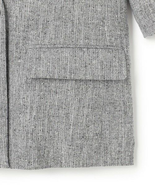 ICB / アイシービー ノーカラージャケット | ストレッチMIXツイード 半袖ジャケット | 詳細15