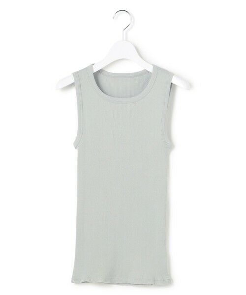 ICB / アイシービー タンクトップ | オーガニックリブ タンクトップ（スモーキーサックス）