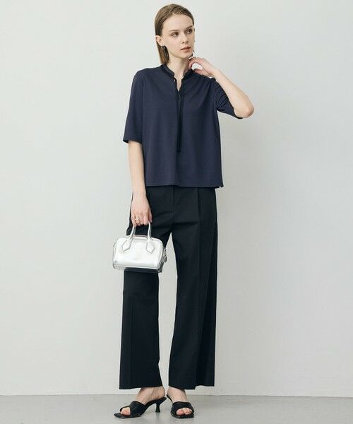 ICB / アイシービー カットソー | スパンプラチナムジョーゼット ナロータイカットソー | 詳細5