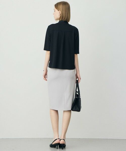 ICB / アイシービー カットソー | スパンプラチナムジョーゼット ナロータイカットソー | 詳細14