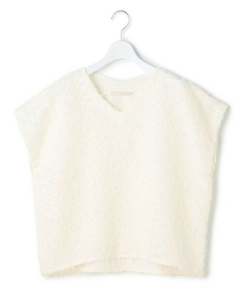 ICB / アイシービー カットソー | シアーカットジャガード Vネックトップス | 詳細2
