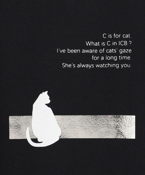 ICB / アイシービー カットソー | ロゴTEE(猫モチーフ) | 詳細11