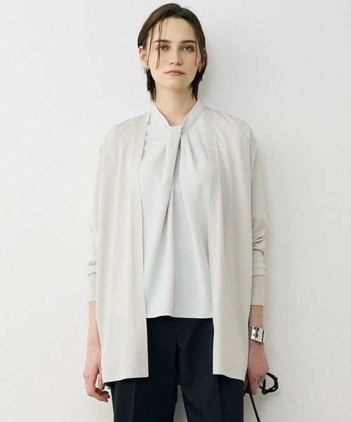 ICB / アイシービー カーディガン・ボレロ | シンセティックハイゲージ ロングカーディガン（トープ）