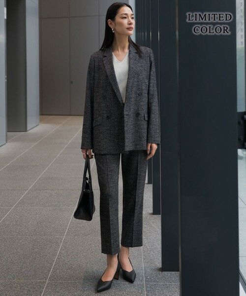 ICB / アイシービー ニット・セーター | 【WEB限定カラーあり】 シンセティックハイゲージ 半袖Vネックニット | 詳細9