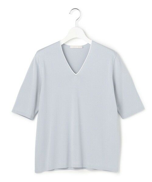 ICB / アイシービー ニット・セーター | 【WEB限定カラーあり】 シンセティックハイゲージ 半袖Vネックニット | 詳細20