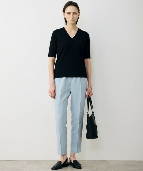 ICB / アイシービー ニット・セーター | 【WEB限定カラーあり】 シンセティックハイゲージ 半袖Vネックニット | 詳細21