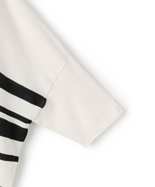 ICB / アイシービー ニット・セーター | VIS/NYハイゲージランダムボーダー 半袖ニット | 詳細6