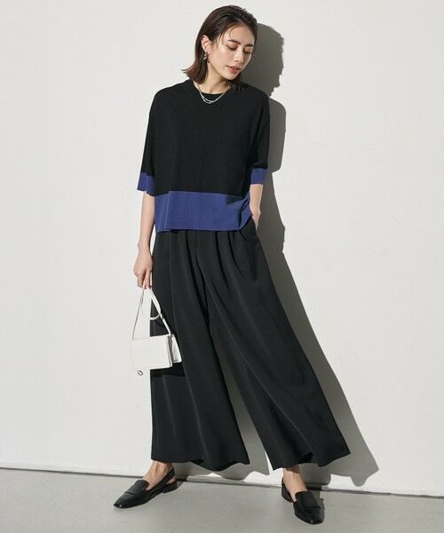 ICB / アイシービー ニット・セーター | VIS/NYハイゲージ バイカラーニットT | 詳細7