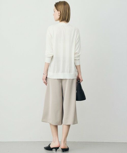 ICB / アイシービー カーディガン・ボレロ | リネンブレンドシアー カーディガン | 詳細5