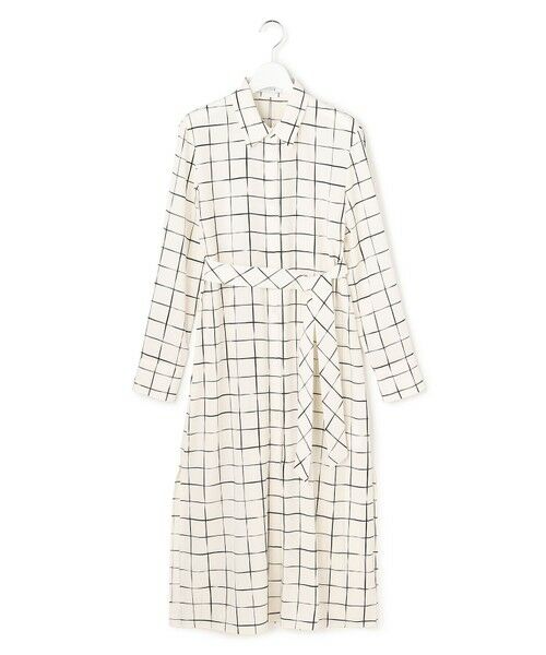 ICB / アイシービー ミニ丈・ひざ丈ワンピース | 【30th ANNIVERSARY】 ウィンドウペンプリント シャツワンピース | 詳細7