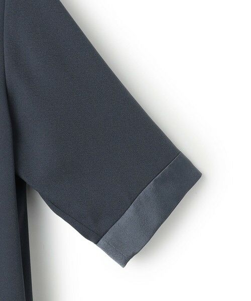 ICB / アイシービー ロング・マキシ丈ワンピース | FluidBackSatin シャツワンピース | 詳細6