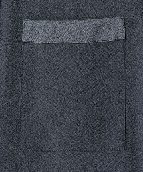 ICB / アイシービー ロング・マキシ丈ワンピース | FluidBackSatin シャツワンピース | 詳細8