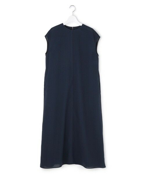 ICB / アイシービー ロング・マキシ丈ワンピース | ドライアセテートスラブ フレンチスリーブワンピース | 詳細5