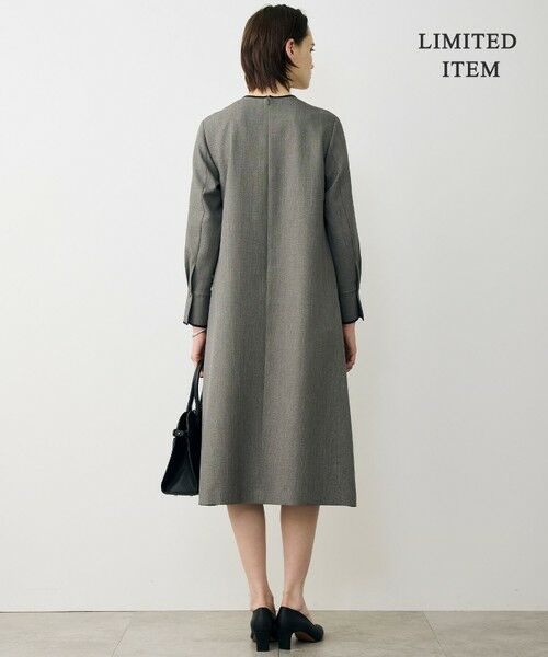 ICB / アイシービー ロング・マキシ丈ワンピース | 【WEB限定】ツイードタックワンピース | 詳細3