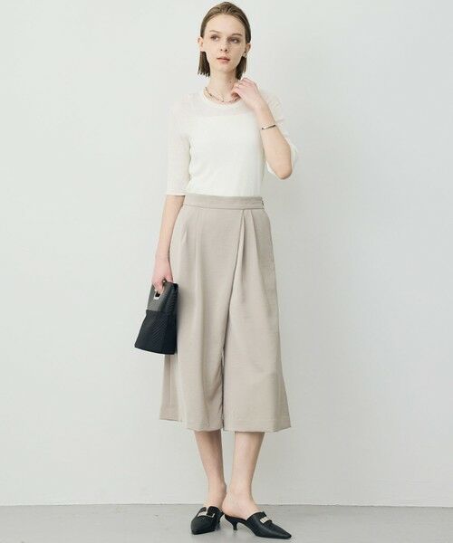 ICB / アイシービー その他パンツ | ワッシャーダルサテン ニーショーツ | 詳細4