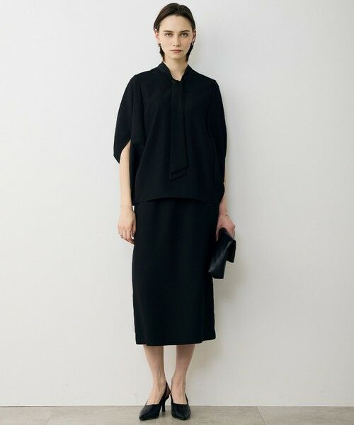 ICB / アイシービー ミニ・ひざ丈スカート | FluidBackSatin ナロースカート | 詳細9