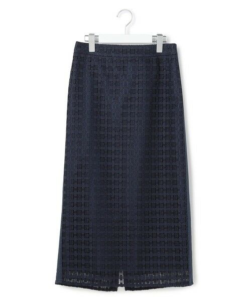 ICB / アイシービー ミニ・ひざ丈スカート | グリッドパターンレース スカート | 詳細3