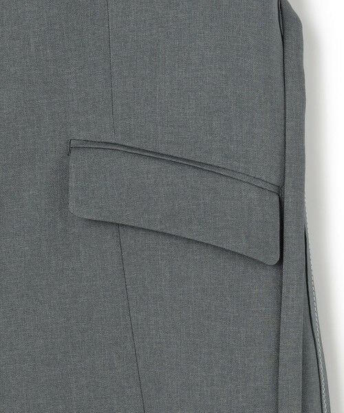 ICB / アイシービー ベスト | 【WEB＆一部店舗限定】 SerikaWorsted ノーカラーロングジレ | 詳細4