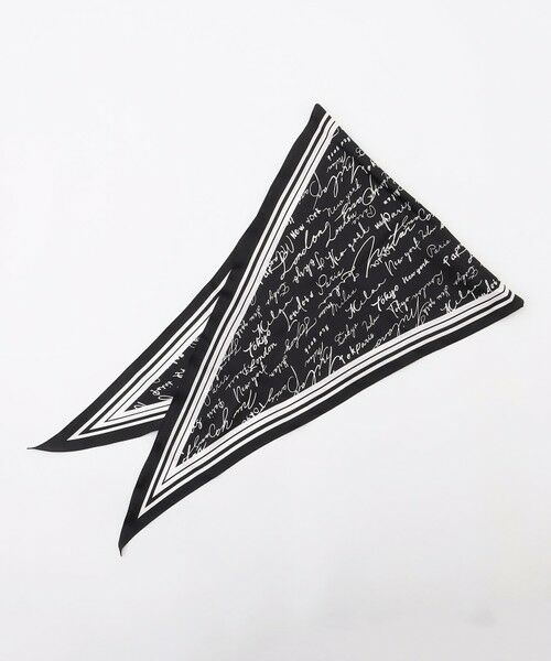 ICB / アイシービー バンダナ・スカーフ | 【30th ANNIVERSARY】5cityプリントスカーフ（ブラック系）