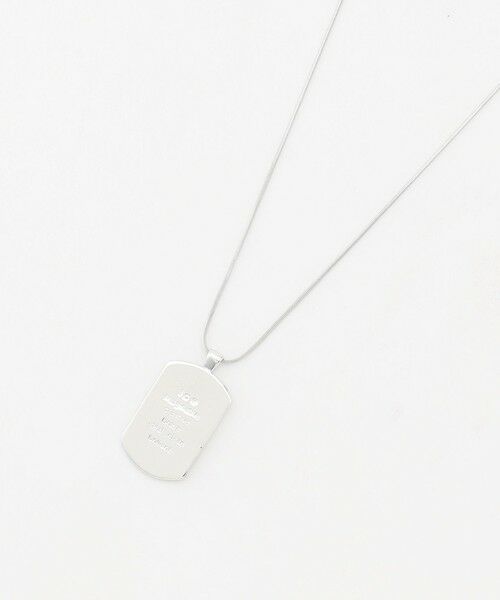 ICB / アイシービー ネックレス・ペンダント・チョーカー | ドッグタグモチーフネックレス（シルバー）