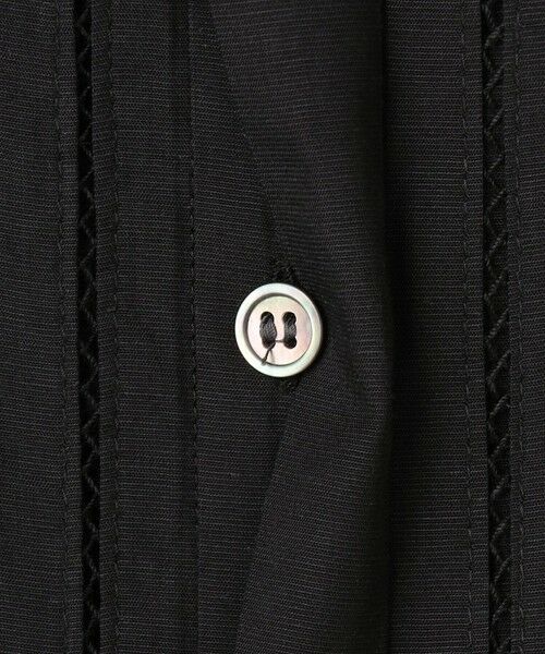 ICB / アイシービー シャツ・ブラウス | リネンスラブローン バンドカラーデザインシャツ | 詳細13